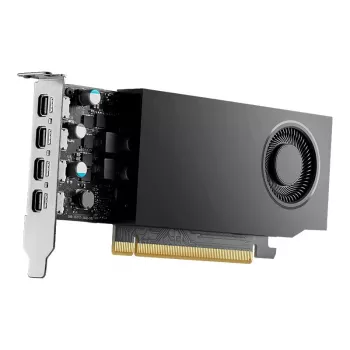 Grafische kaart PNY NVIDIA RTX A400, 4 GB GDDR6, 64-bit, PCIe 4.0 x8, 4x DisplayPort 1.4a, actieve koeling