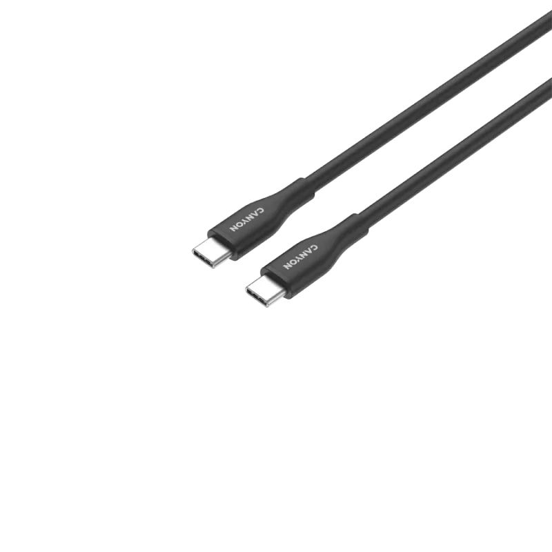 CANYON kabel CC60SC10 C-C 60W 1m siliconen zwart