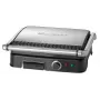 Clatronic KG 3487 elektrische grill (2000W tafelgrill, zwart en zilver)