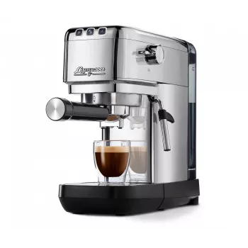 Druk-koffiemachine Lapressa roestvrij staal