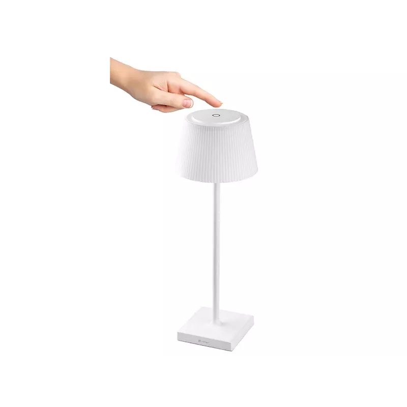 Tafellamp TRACER Pluto wit TRAOSW47233 LED dimbaar, witte uitvoering