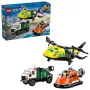 LEGO CITY 60505 Vliegtuig, servicevrachtwagen en hovercraft