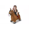 Opblaasbaar speelgoeddier Jamara springdier paard bruin met pomp