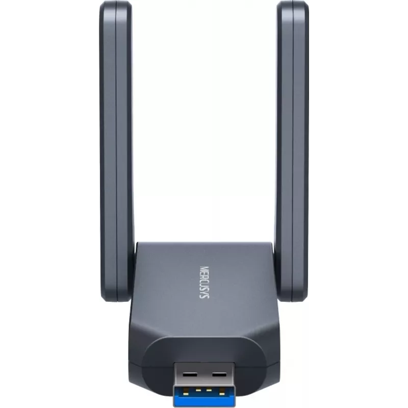 Draadloze USB-adapter MERCUSYS MA37BEH — High-Gain Wi-Fi 7 (BE6500) USB-C/USB-A-compatibiliteit