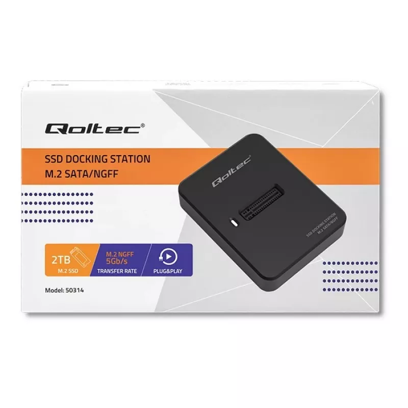 Dockingstation SSD M.2 SATA, NGFF, USB 3.1