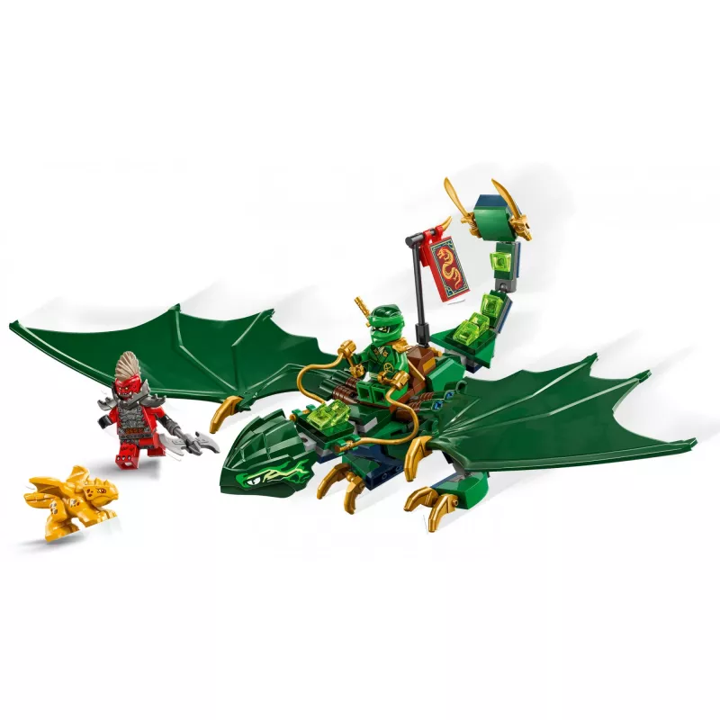 Bouwspeelgoed LEGO NINJAGO 71829 Lloyds Groene-Wouddraak, 128 onderdelen, 2 minifiguren, vanaf 6 jaar