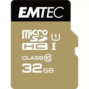 Flashgeheugen Emtec 32GB MicroSDHC Class10 ECMSDM32GHC10GP