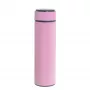 Thermosflacon Adler AD 4506P roestvrij staal met siliconenhoes, roze, vacuümgeïsoleerd