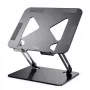 Laptopstandaard MEDIA-TECH MT2661 — in hoogte verstelbaar, opvouwbaar aluminium ontwerp voor notebooks tot 17 inch