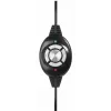 Hoofdtelefoon MEDIA-TECH MT3573 bedraad binaural opvouwbaar met beugelmicrofoon, 1,9-m-kabel, USB, zwart