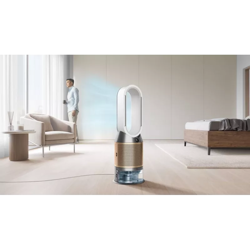 Luchtreiniger Dyson Purifier Humidify + Cool De-Nox 62.4 dB 45 W goud wit