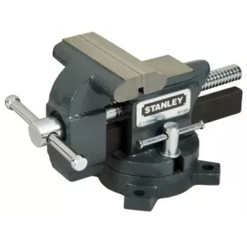 Bankschroef STANLEY 1-83-065 — Gietijzer, 10 cm bekopening, 85 mm diepte, 6 kg