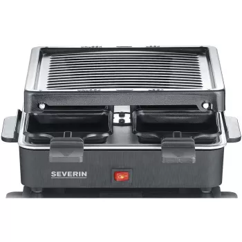 Severin mini raclette grill 4 kleine antiaanbakpannetjes 600 W
