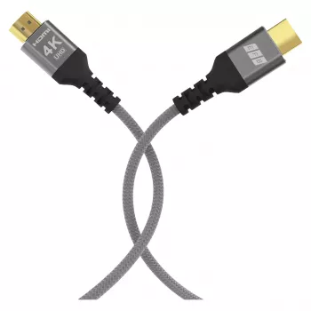 EFB Elektronik HDMI-kabel High-Speed met Ethernet 4K60Hz grijs - kabel - digitaal/display/video (HDMI-20-00004)