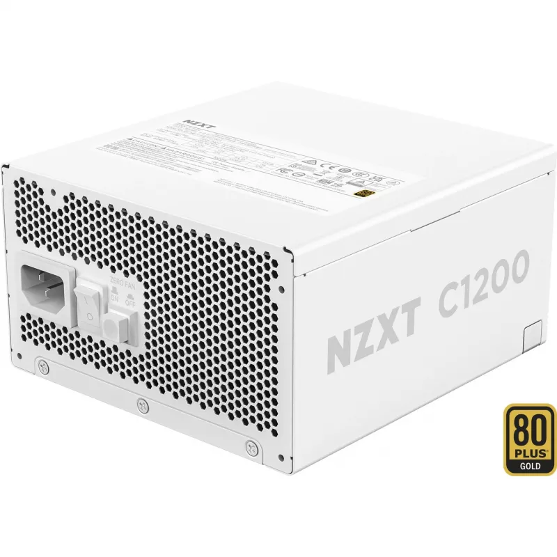 Voeding | NZXT | PA-2G2BW-EU | 1200 watt | efficiëntie 80 PLUS GOLD | MTBF 100000 uur | PA-2G2BW-EU
