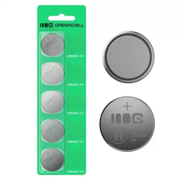 Knoopcel Green Cell CR2450 3V – lithium, 5-pack