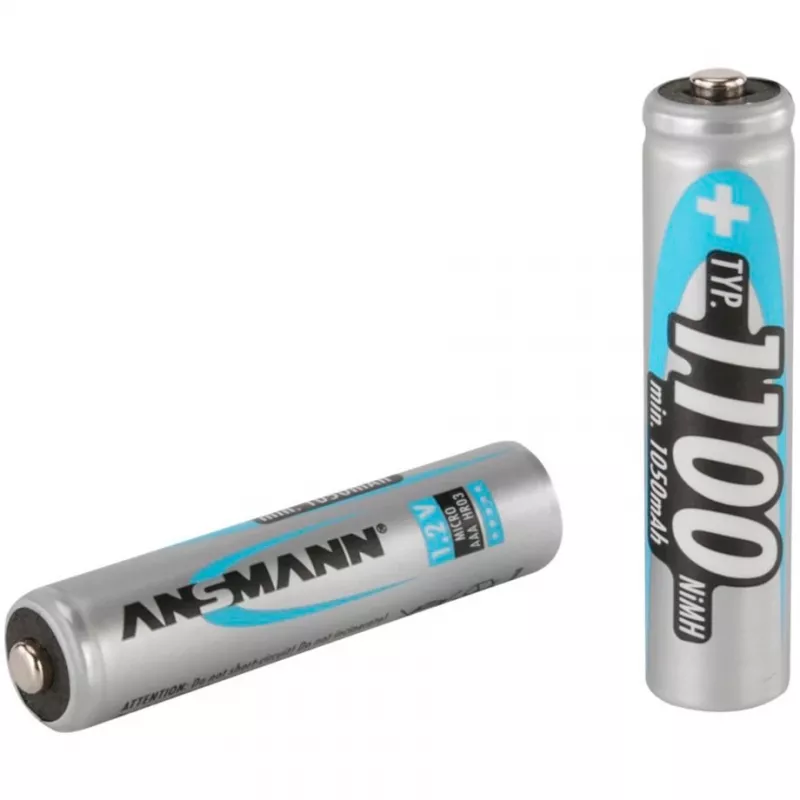 Batterij Ansmann 1x2 NiMH 1100 mAh Micro AAA HR03