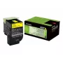 Lexmark 802Y originele toner (80C20Y0), geel, 1000 pagina's