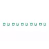 DIGITUS - kabelclips met kleurcodering - voor patchkabels - groen (verpakking van 100) (A-CC-G)