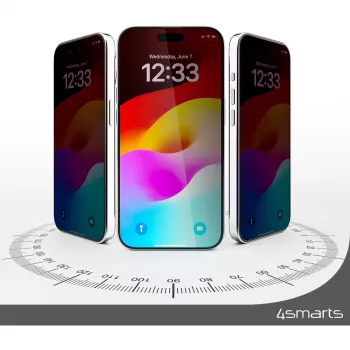 Beeldschermfolie 4smarts 540599 voor iPhone 15 Plus krasbestendig