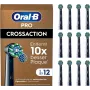 Oral-B Pro CrossAction vervangende borstelkoppen, 12 st.