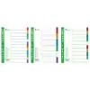 Register Forpus, A4, 1-12 kleuren, kunststof
