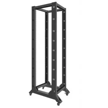 Lanberg OR01-6842-B 19-inch open rack, 42U, 600x800 mm, zwart