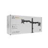 Monitorwandbeugel SBOX LCD-352/2-2 voor 13–32 inch schermen, dubbele arm, 2×8 kg draagvermogen, VESA 100×100
