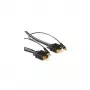 Microconnect MONGH5BMJ Videokabel-adapter 5 m VGA (D-Sub) + 3,5 mm zwart