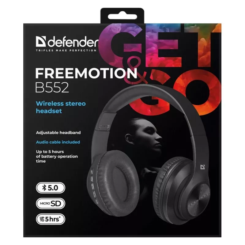 Koptelefoon Defender FreeMotion B552