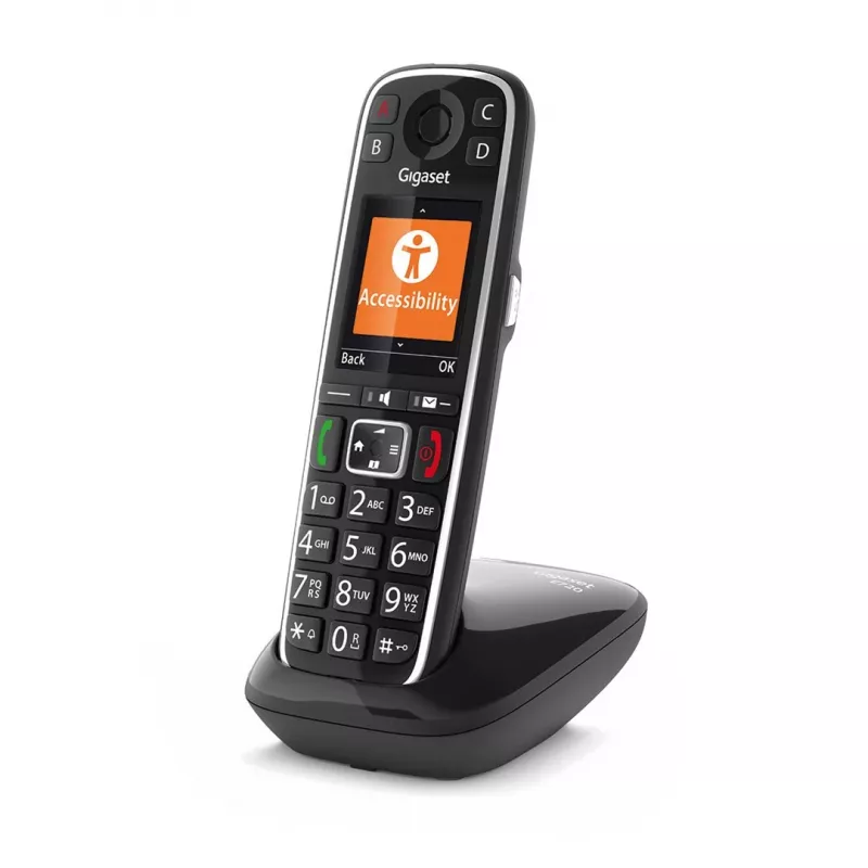 Gigaset E720 analoog/DECT-telefoon met nummerweergave zwart