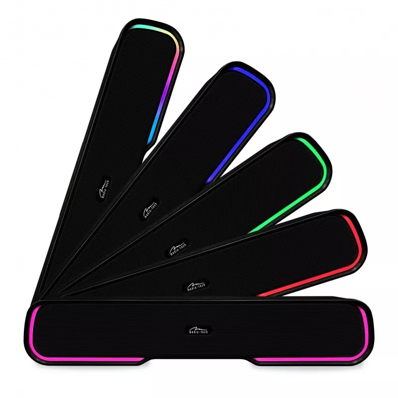 Luidspreker MEDIA‑TECH Phantom MT3180 soundbar 450W RMS, 80W batterijgevoed, Bluetooth, bedraad & draadloos, zwart