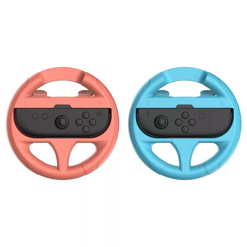 Wheel mod Subsonic 2-pack stuurwielen voor Switch & Switch 2 rood turquoise