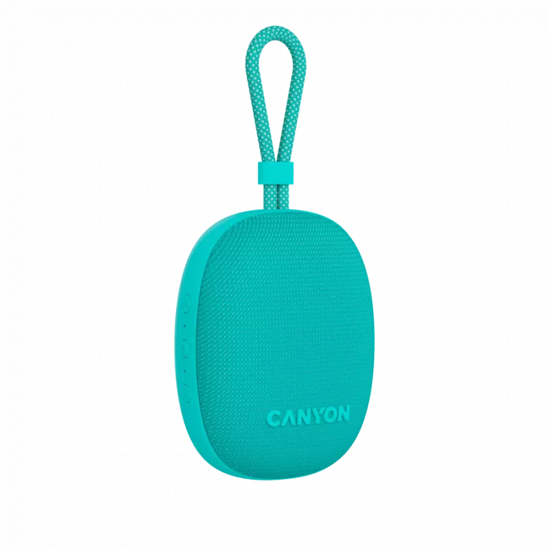 Canyon OnMove 12 - draagbare Bluetooth v5.3 luidspreker - 5W - TWS - IPX7 - 12 uur - USB-C opladen