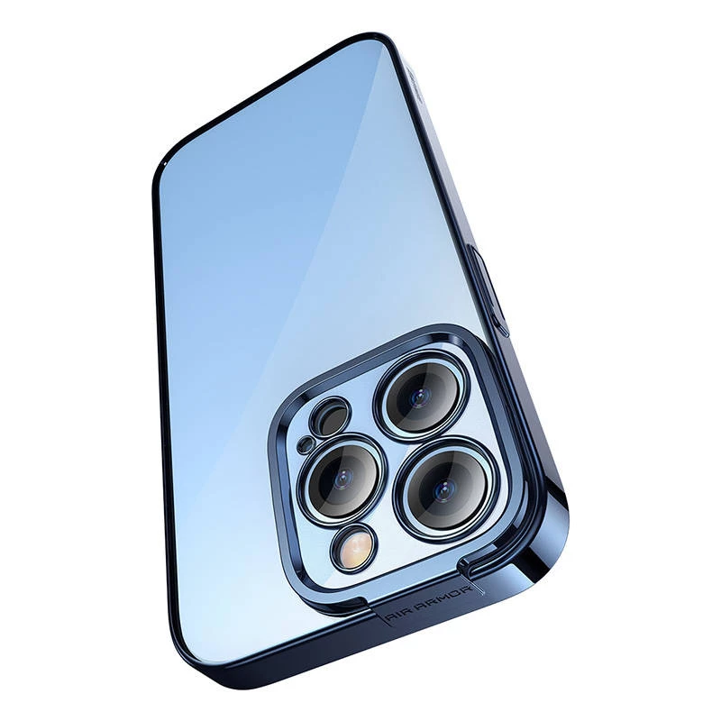 Baseus beschermhoes voor iPhone 14 Pro – transparant glitterblauw