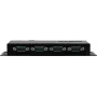 Ethernet naar 4x seriële RS-232 V.24 15KV ESD overspanningsbeveiliging - interfacekaart