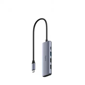 CUDY UH405 5-in-1 USB-C-hub met HDMI 4K