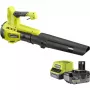 ONE+ accu-bladblazer RY18BLB-140, 18 volt, bladblazer groen/zwart, lithium-ion-accu 4,0 Ah