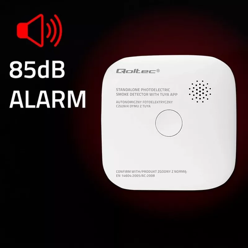 Rookmelder met batterij Tuya WiFi LED