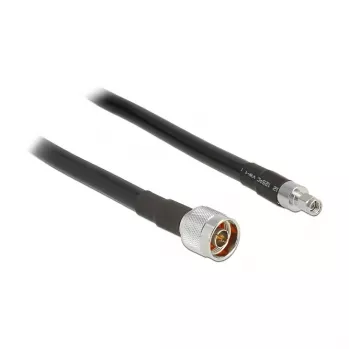 Coaxkabel DeLOCK 5m RP-SMA CFD400 LLC400 zwart