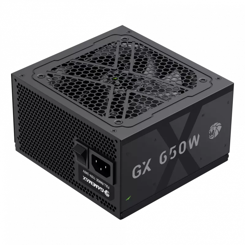 Gamemax voeding, 80 PLUS, Gold | GX 650GF | 650 W