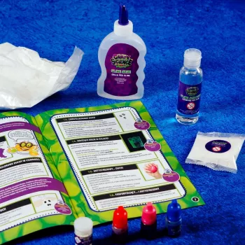 Wetenschapsbouwpakket Liscianigiochi Crazy Science slijm in het donker 304-PL89239 — experimenteerset met in het donker oplichtend slijm