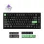 Mechanisch toetsenbord Keychron P1 H-M1Z 75% bekabeld & draadloos USB, RF, Bluetooth 5.2, RGB-achtergrondverlichting, zwart, accu tot 100 uur, USB-C
