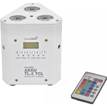 Accu-trusslight EUROLITE AKKU TL-3 TCL QuickDMX ws – draagbaar draadloos verlichtingsapparaat
