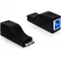 Kabeladapter micro USB-B M USB-B V zwart DeLOCK 65216