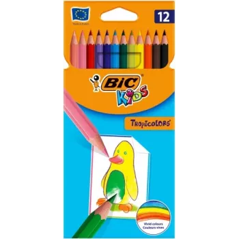 BIC kleurpotloden TROPICOLORS 12 kleuren 022503
