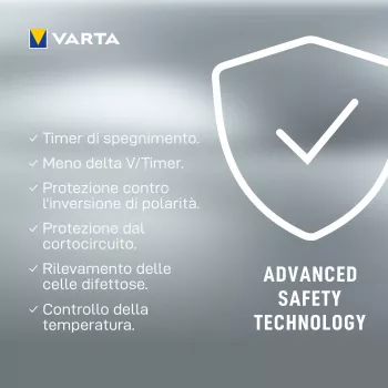 Batterijoplader Varta 57687 huishoudbatterij AC