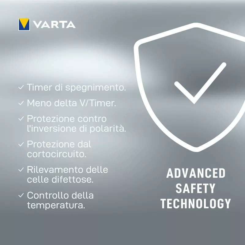 Batterijoplader Varta 57687 huishoudbatterij AC