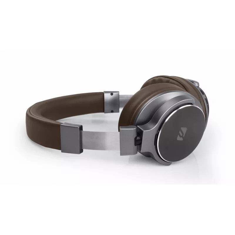 Muse M-278 BT headset draadloze hoofdtelefoon hoofdband micro-USB Bluetooth bruin, zilver