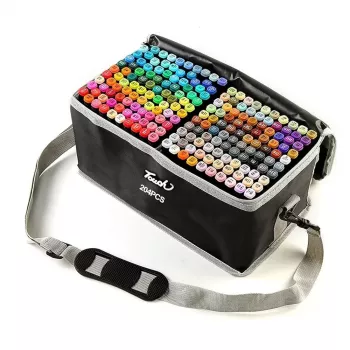 Marker-set Extralink MARKERY 204 stuks — alcoholmarker-set, diverse kleuren, 204 stuks